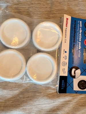 Αντικραδασμικά πέλματα πλυντηρίου ρούχων καινούργια