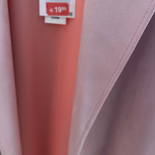 Zara pink coat new with suede effect, unworn