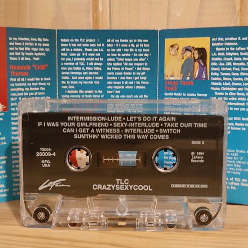 TLC Crazy Sexy Cool cassette tape used, R&B / Soul