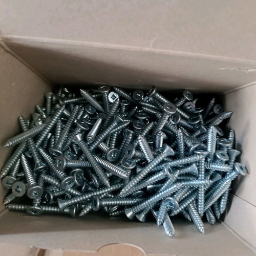 Self-tapping screws new 1000 pcs 4.8x38 galvanized square head