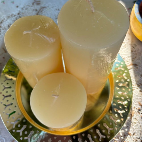 Vanilla scented candle set new