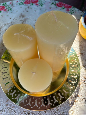 Vanilla scented candle set new