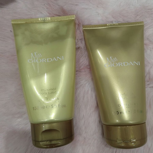 Miss Giordani body lotion used, pack of 2