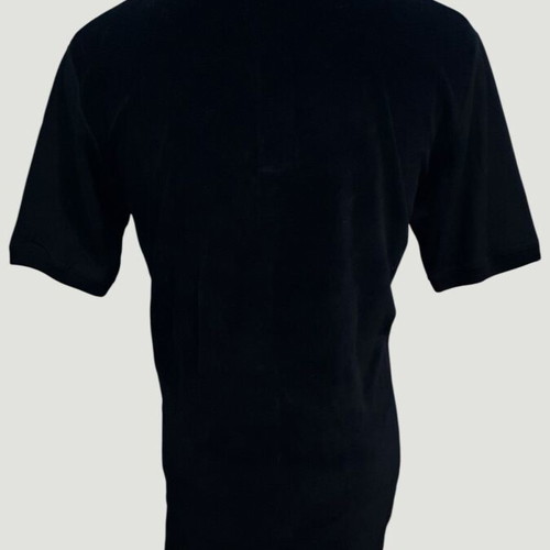 Men's Black Velour Polo Shirt like new, XL