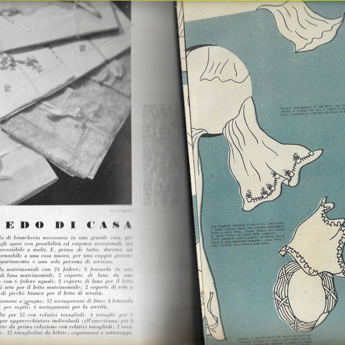 Italian magazine FILI 1940 used, volume 8 issues
