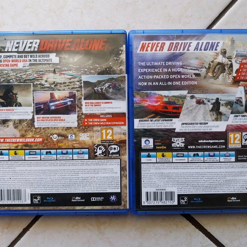 The Crew 1&2 for PS4/5 like new