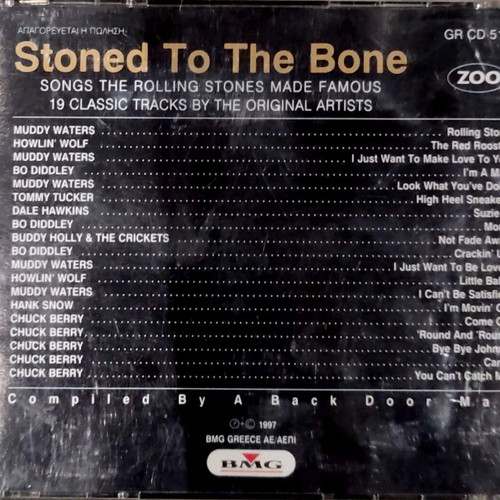 Stoned To The Bone CD, blues collection