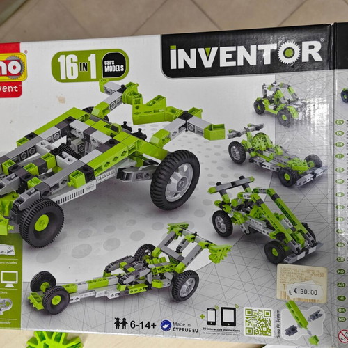 Inventor 16-in-1 assembly vehicles like new