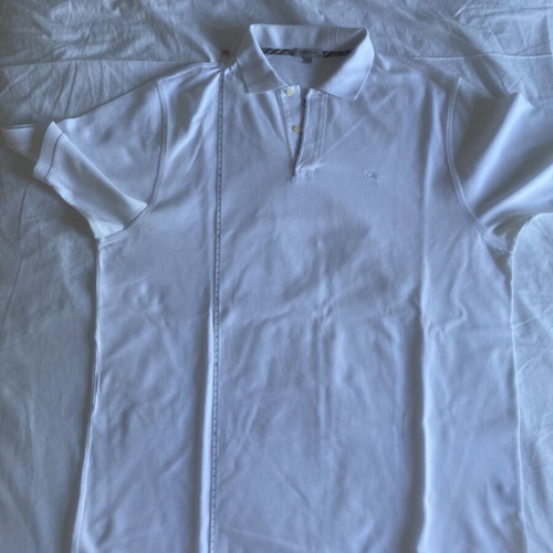 Burberry XXL men's polo shirt used, white
