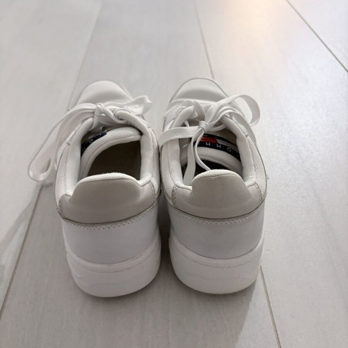 Tommy Jeans Sneakers used, size 38, white unisex sport shoes