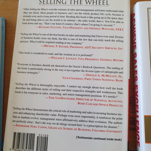 Selling the Wheel book like new, English