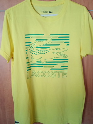 Lacoste Sport T-shirt like new, yellow