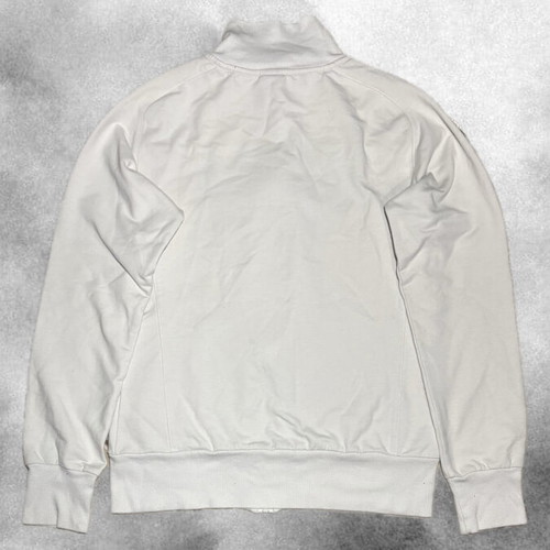 Reebok White Track Jacket with Pink Accent like New