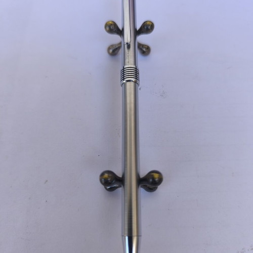 Aurora Marco Polo pen used, stainless steel, made in Italy