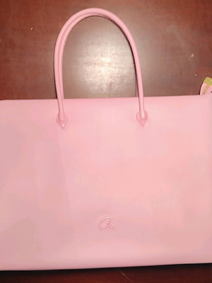 Axel pink shoulder handbag like new synthetic leather