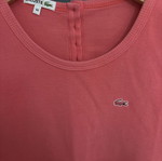 Lacoste Αμάνικο Τοπ XL με Κουμπιά στην Πλάτη, Σαν Καινούργιο, Ροζ