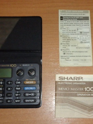 Sharp Memo Master 100 EL-6071 ηλεκτρονική ατζέντα