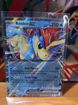 Pokémon Keldeo EX 210 HP 030/086 SV White Flare Holo Double Rare Card like new