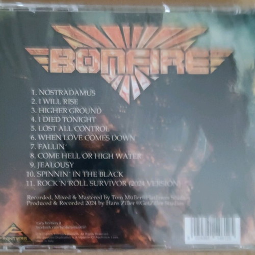 Bonfire Higher Ground CD new, metal