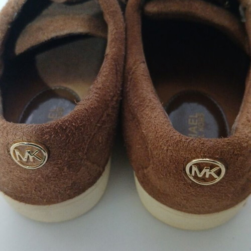 Michael Kors women's sneakers suede used, brown, size 36