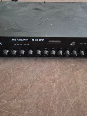 Mix Amplifier M-5180U used with Bluetooth and 180W power