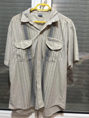 Men's short-sleeve shirt DE FOX like new, size XXL, beige