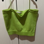 Crop top like new, green