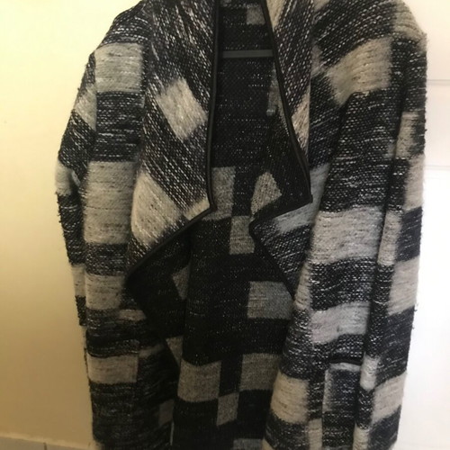 Gray-black cardigan like new with pockets