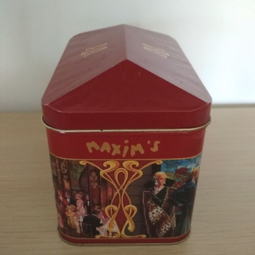 Maxim's de Paris metal box used