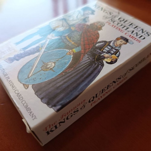The Famous Kings & Queens of Scotland Playing Cards brand new