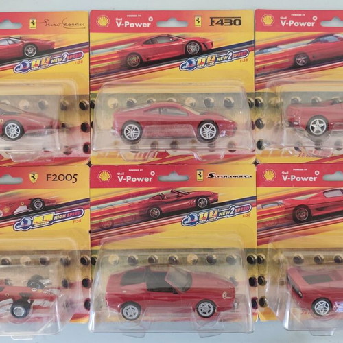 Shell V-Power Ferrari collectible car miniatures pack of 13 sealed