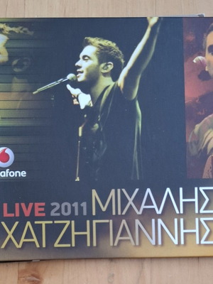Michalis Hatzigiannis Live 2011 Audio CD, entechno