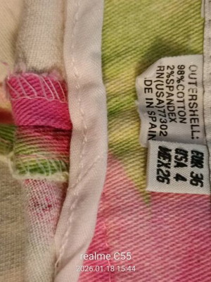Zara παντελόνι S πολύχρωμο σαν καινούργιο