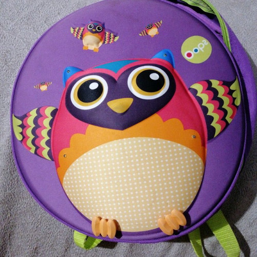 Oops My Starry Backpack Owl kids backpack like new with 3D lights