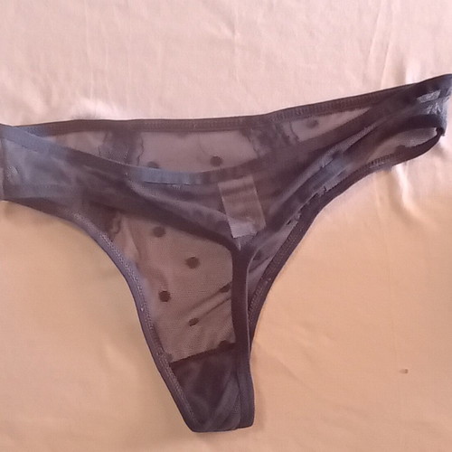 Blue string thong S/M