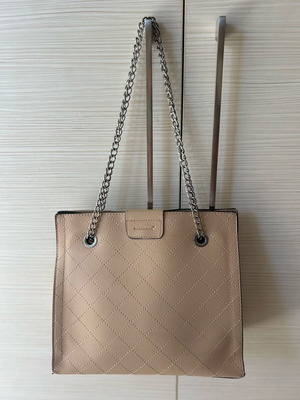 Bag to Bag shoulder bag like new, beige with chain
