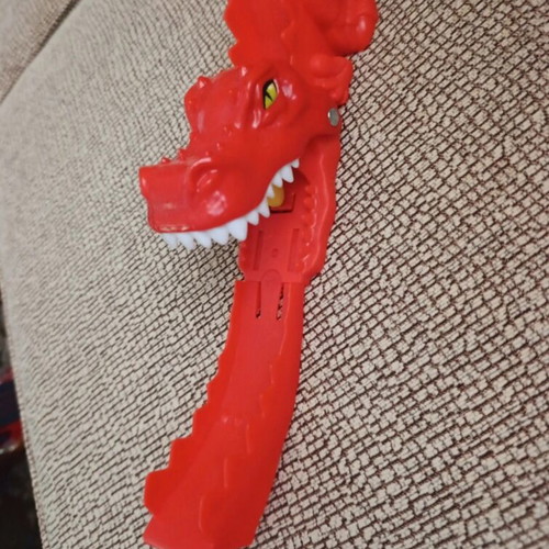 Hot Wheels City T-Rex Launcher piece used, missing tail