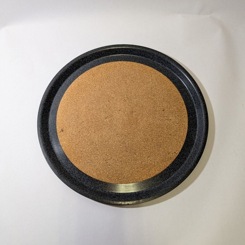Plastic serving tray with cork 33.5cm used