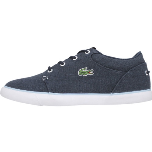 Lacoste men's shoes used, size 42, grey blue canvas