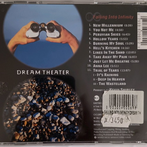 Dream Theater Falling Into Infinity CD used, metal