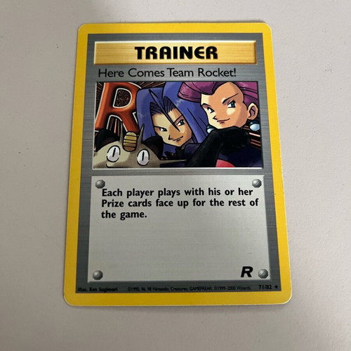 Pokemon Card Here Comes Team Rocket! 71/82 TR Normal like new