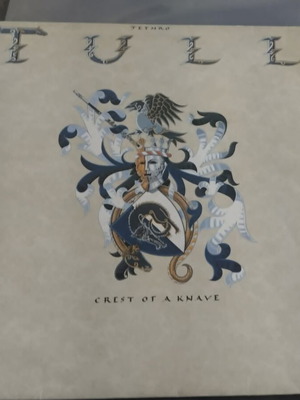 Jethro Tull Crest of a Knave vinyl LP used, 1987 Greek edition