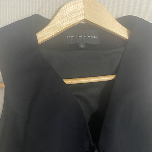 Tassos Mitropoulos Black One-Piece Jumpsuit like new, size small