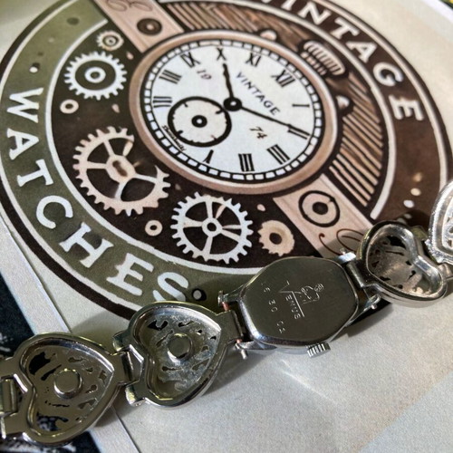 Venus women's watch used, Fleurier FEF270-DO, silver