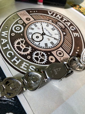 Venus women's watch used, Fleurier FEF270-DO, silver