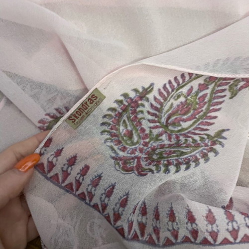 Skondras scarf new, pink