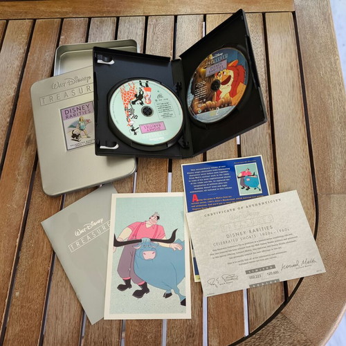 Walt Disney Treasures DVD collectible, like new, 15 limited tin boxes