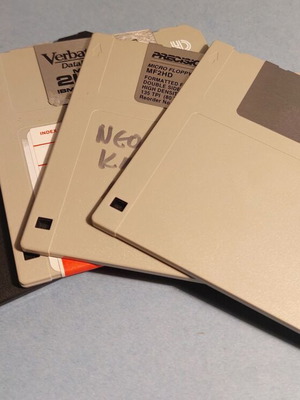Floppy Disks 3.5" used, written once