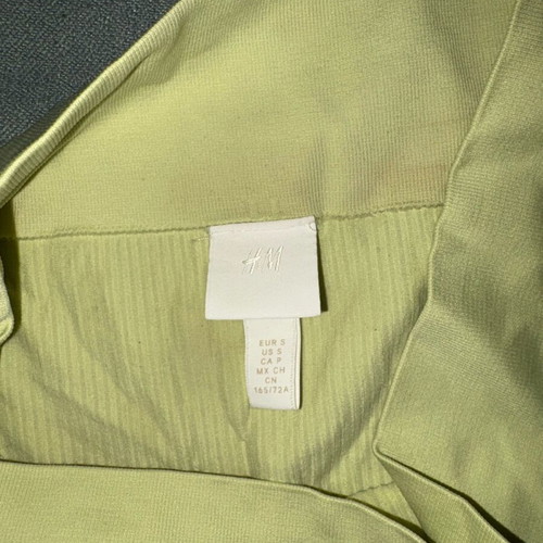 Rib Elastic Shorts H&M Green New
