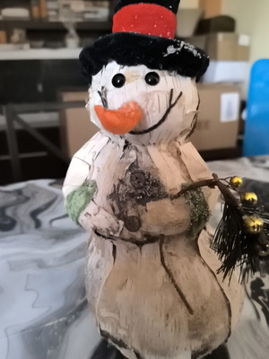 Snowman Christmas decoration used 30 centimeters